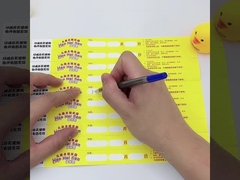 Brazaletes de papel Tyvek ajustables que ofrecen código de barras de numeración secuencial para la seguridad