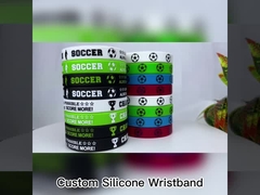 Las pulseras de silicona impresas