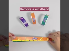 Las pulseras para eventos de papel