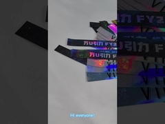 Fabrica de pulsera de papel personalizada brillante brillo pulsera láser de moda y llamativa