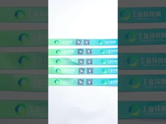 Tamaño ajustable Pulseras de tela tejida Brazaletes de evento seguro bordados