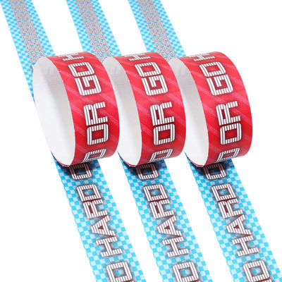 Cerradura rápida pulseras Tyvek impresas a medida