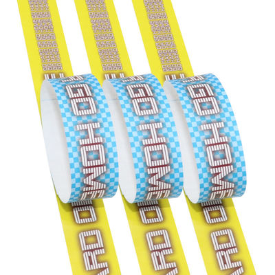 Las pulseras de Tyvek resistentes a los rayos UV pueden imprimirse