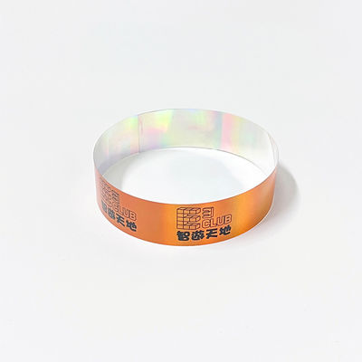 Cierre rápido Tyvek pulseras de papel pulseras resistentes a las lágrimas ligero