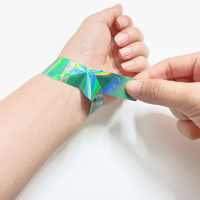 Las pulseras de las fiestas de brillo personalizadas Las pulseras decorativas con láser