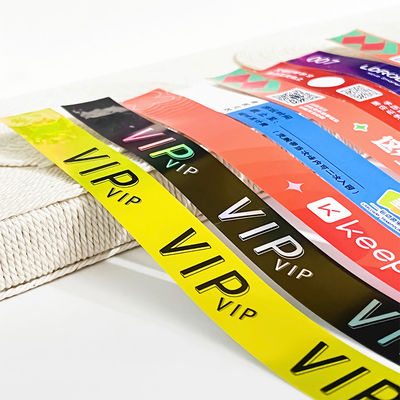 Las pulseras de papel Tyvek a prueba de agua