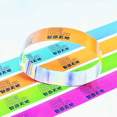 Las pulseras flash personalizadas de brillo, las pulseras personalizadas de color brillante