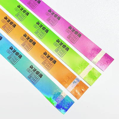 Festival Glitter Fiesta Pulseras Ajustable Brazalete Impreso Con Logotipo