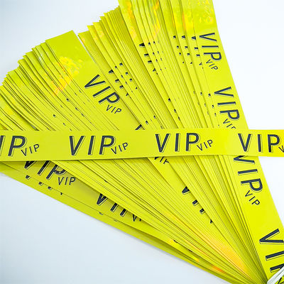 Pulseras de papel de color resistentes a la temperatura para eventos a prueba de agua