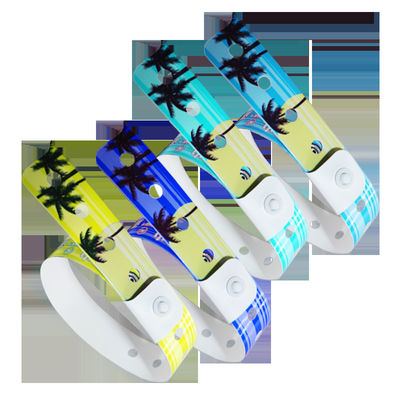 Las pulseras modernas desechables para eventos, fiestas, piscinas, hospitales, etc.