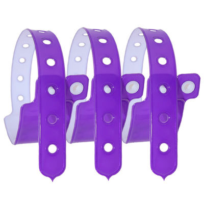 Pulseras de PVC de forma irregular y súper suaves para decoración