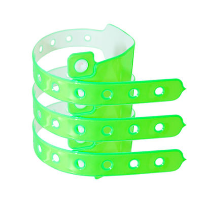 Las pulseras de plástico personalizadas de vinilo para eventos