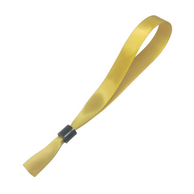 Pulseras de tela de tejido RFID Impresión de pulseras de tela con abrazadera de plástico