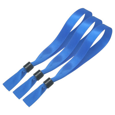 Seguridad Pulseras personalizadas de tejido, pulseras de tejido simple