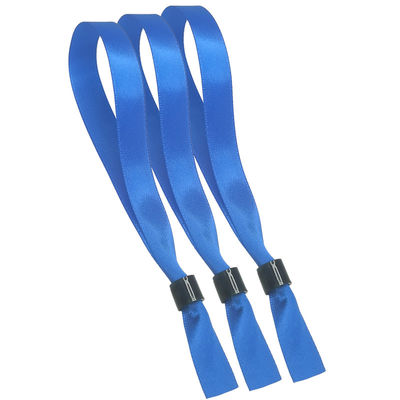 Impresión en pantalla Pulseras de tela tejida bordado Elasticidad a medida