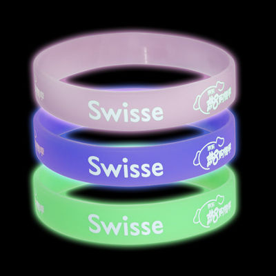 Pulseras de silicona hechas a medida, pulseras de silicona impresas impermeables