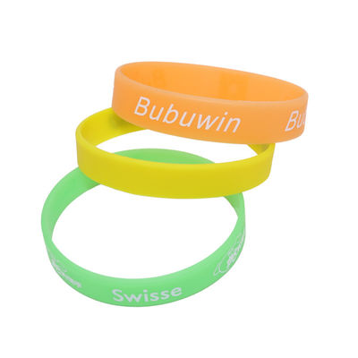 Banda de silicona suave personalizada pulseras de goma decorativas ecológicas