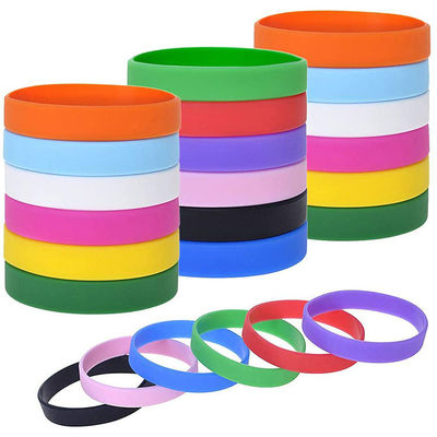 Las pulseras de silicona artículos promocionales 20cm-25cm longitud