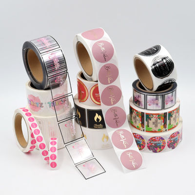 Papel rectangular para eventos pegatina de PVC 6 * 6cm para fiestas pegatina de color neón