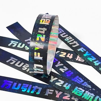 Fabrica Entrega Rápida Personalización Tyvek Pulseras Laser Brillante Actividad de Fiesta Pulsera Para Adultos Y Niños