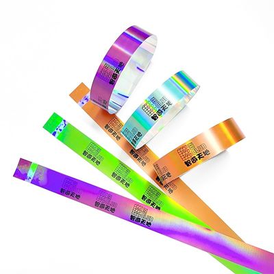 Pulseras de fiesta de plástico Glitter Plata / Oro / Opciones personalizadas para su evento