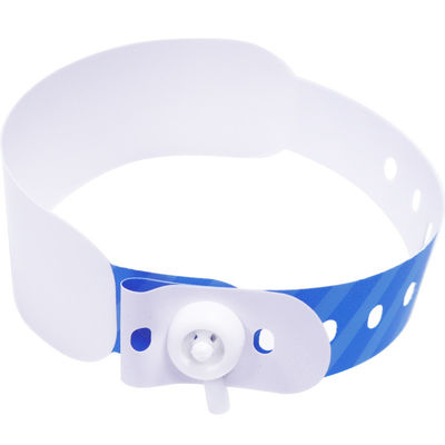 Venta al por mayor de pulseras de hospital desechables de identificación de papel impreso con inyección de tinta sensible al calor Pulseras de identificación del paciente