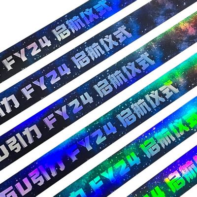 Eventos Concierto a medida Festival de música Arco iris de neón Laser brillante pulsera de papel promocional