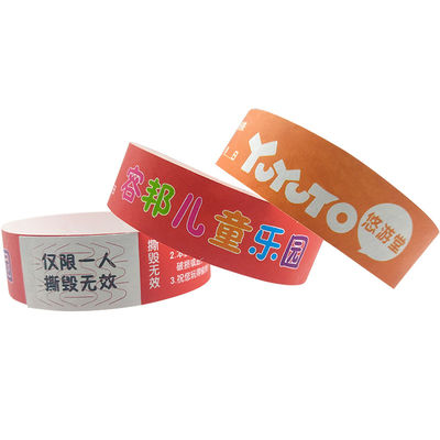 Brazalete de admisión para eventos de papel