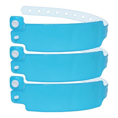 Pulsera desechable personalizada de plástico vinilo PVC neón color fluorescente resistente al agua evento de fiesta pulsera de regalo