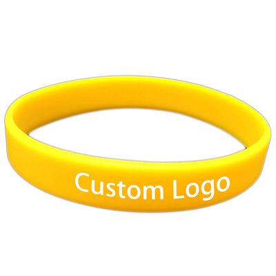 Pulseras de silicona sólida personalizadas para publicidad Pulseras de silicona personalizadas para promocionar eventos de negocios