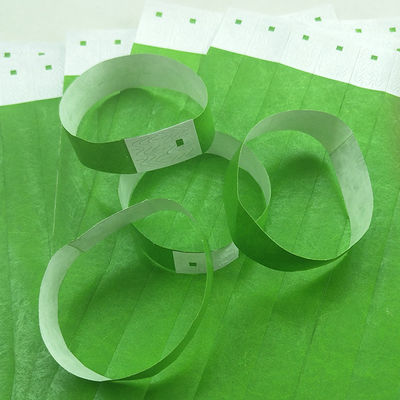 Código de barras Pulseras de papel Dupont Tyvek para actividades de piscina