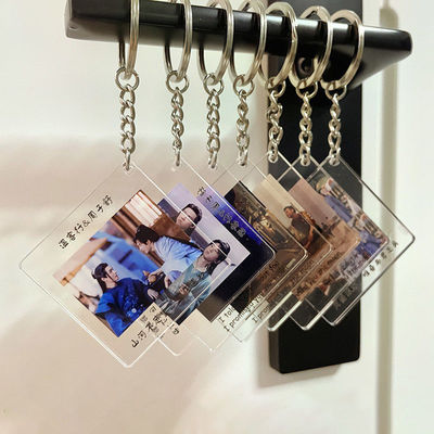 Regalo Acrílico Clavier personalizado Amante Pareja Amigo de la familia Foto Impresa Acrílica Foto llavero