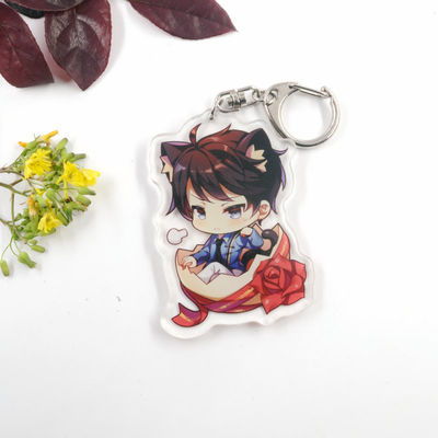 Fabricante Personalizado patrón de dibujos animados Clavier acrílico impreso Caricatur Personaje de dibujos animados Carisma lindo Clavier acrílico