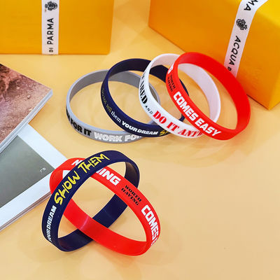 Pulseras de silicona personalizadas para juegos de fútbol y baloncesto longitud 20cm-25cm