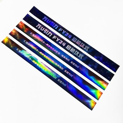 Pulsera de evento de brillo láser de plata personalizada para la entrada de la fiesta de moda