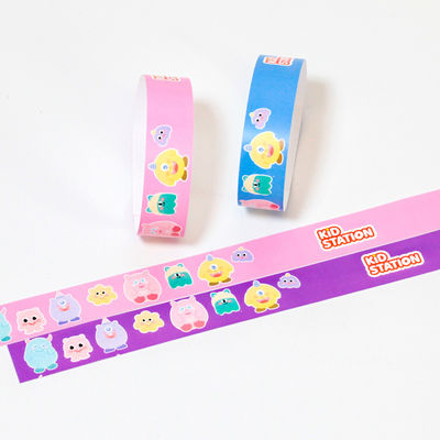 Brazalete de fiesta personalizado Numeración Código de barras Piscina Fiesta Identificación VIP Entrada Entrada Banda de papel impermeable Muñeca