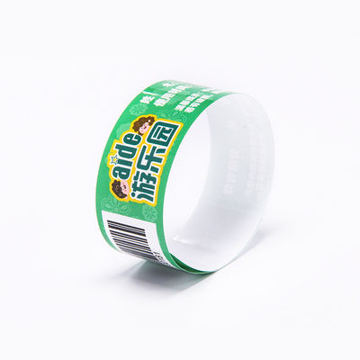 Pulseras de papel Tyvek ajustables de varios colores para el evento del festival