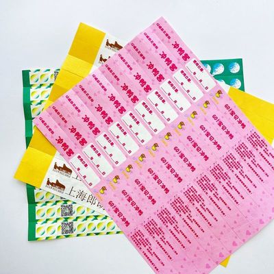 Las pulseras de papel Tyvek personalizadas de fábrica para una fácil identificación del evento
