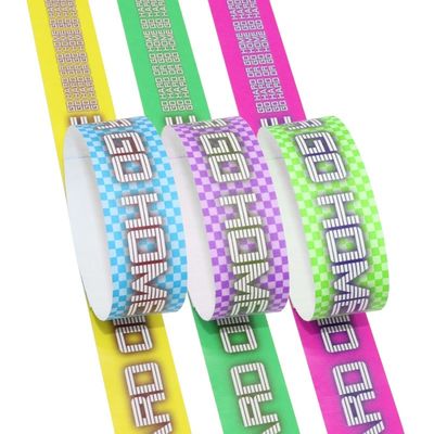 Pulsera de impresión a todo color con impresión de logotipo personalizado Neón
