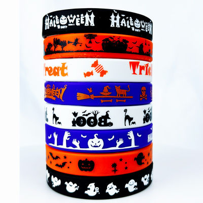 Las pulseras de silicona de estilo americano regalo de Halloween publicidad promocional evento de negocios