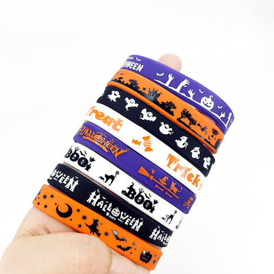 Euramericano Estilo Pulseras de silicona Evento Día de Halloween Regalo Festival Pulseras de goma