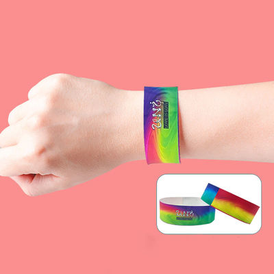 Personaliza tu pulsera de ventilación impermeable y duradera pulseras Tyvek para eventos entrada entrada