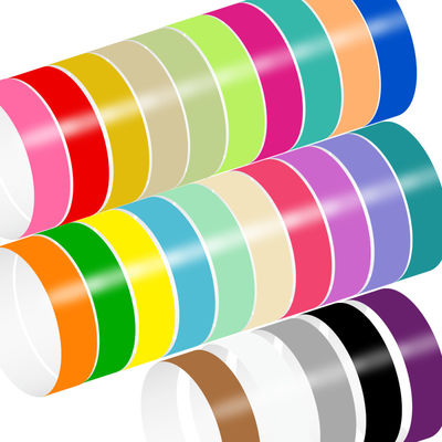 Boleto de entrada Tyvek Brazalete de papel con código de barras código Qr número de serie impermeable y desechable para 2025 Eventos VIP