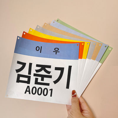 Imprimible Corredor de carreras chip de carreras Bib Números Tyvek papel de carreras bib Para Maratón