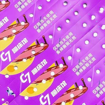 Pulsera Holográfica Impresa a medida de PVC Vinyl Glitter para Eventos Festivales Deportes Promoción de moda