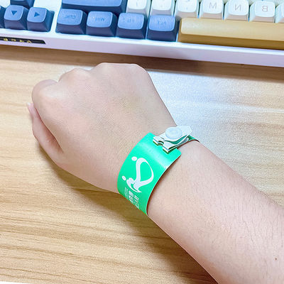 Promocional personalizado personalizado popular de plástico a prueba de agua desechable Kids pulsera