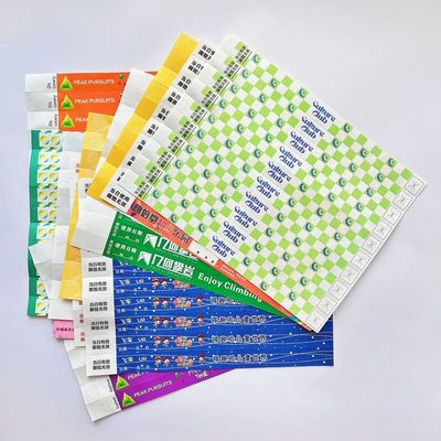 Pulseras de papel resistentes al agua y al calor para eventos La clave para eventos exitosos