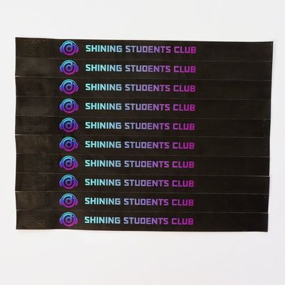 Impresión a todo color Tyvek Papel Event Brazaletes ajustables y personalizables para cualquier ocasión