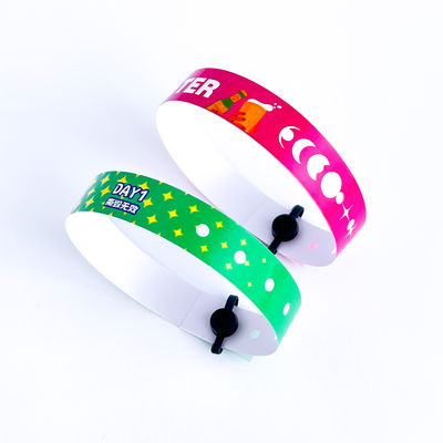 Brazalete de PVC a color completo a medida para eventos con servicio personalizado