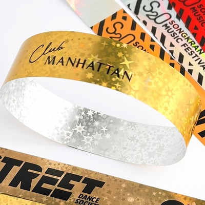 Pulseras con purpurina para fiestas, unisex, ajustables para eventos